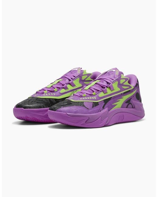PUMA Purple Scoot Zeros Ii Lab Basketball Trainers for men