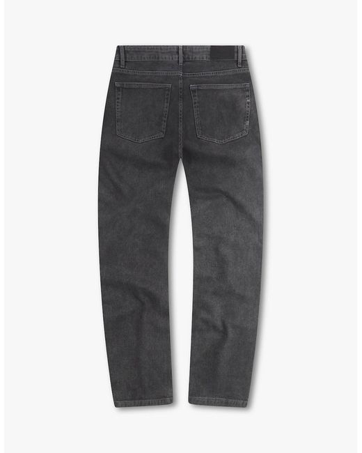 Vingt Quatre Denim Gray Vingt Quatre Slim Fit Wolf Jeans