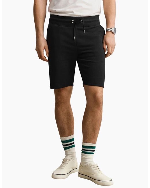Gant Black Shield Shorts Sweat Regular Fit Cotton for men