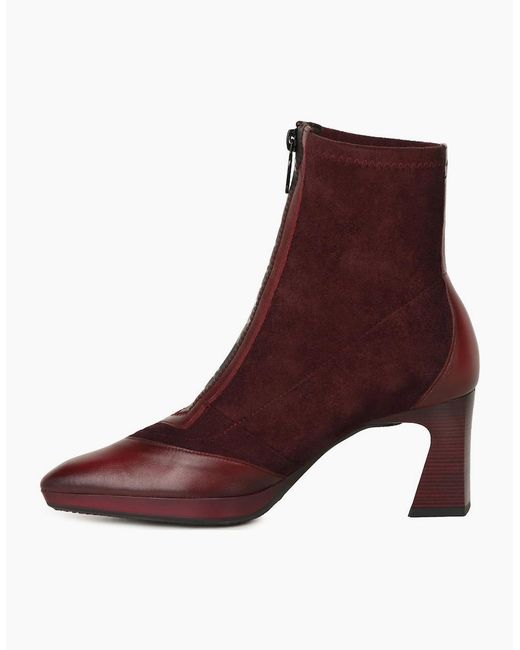 Hispanitas Purple Atlanta Ankle Boots