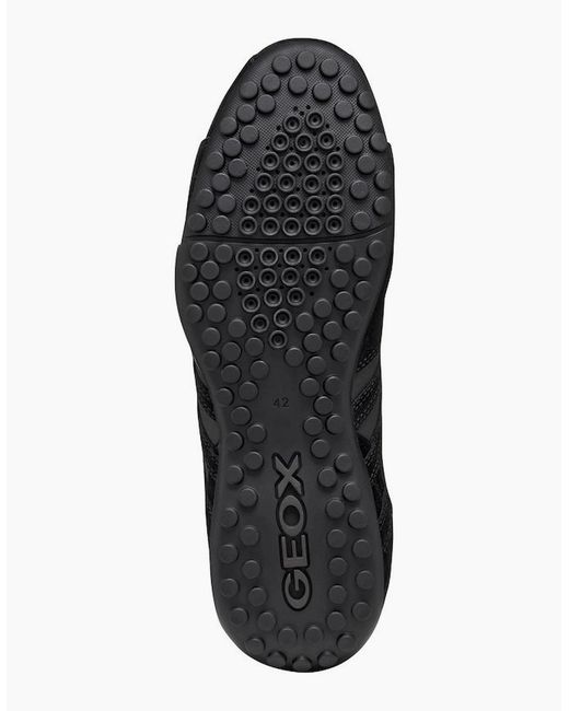 Geox Black U Snake Trainers for men