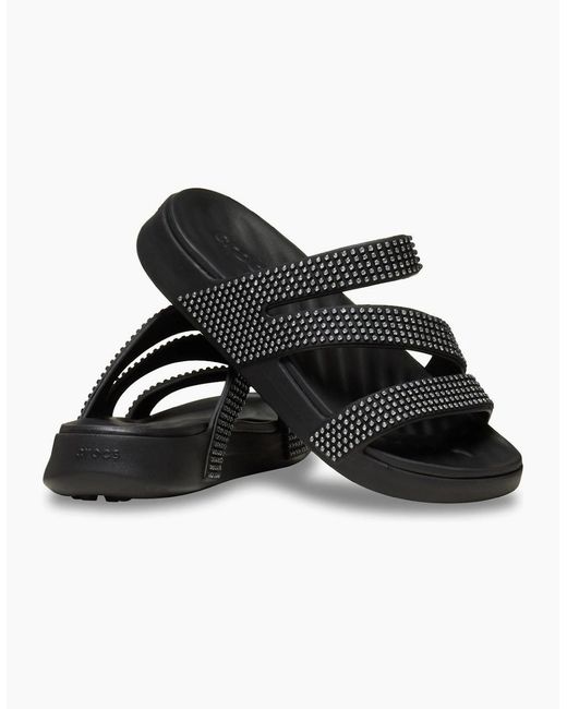 CROCSTM Black Getaway Strappy Eva Sandals