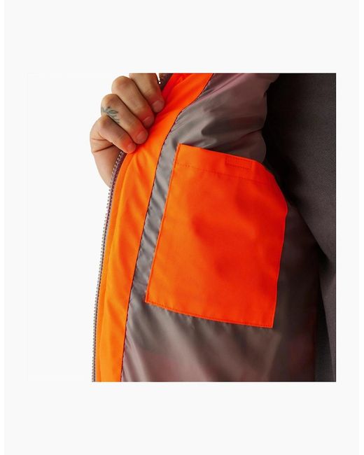 Regatta Orange Thermal Two Tone Hi-Vis Vest for men