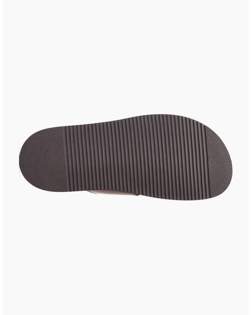 Base London Brown Maven Sliders for men
