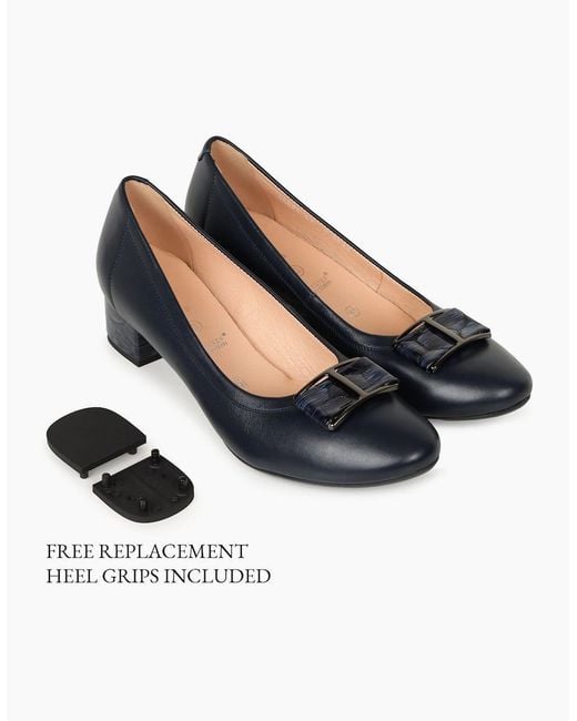 Bioeco Blue Eloise Court Shoes