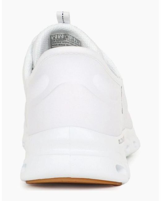 Skechers White Glide Step Slip
