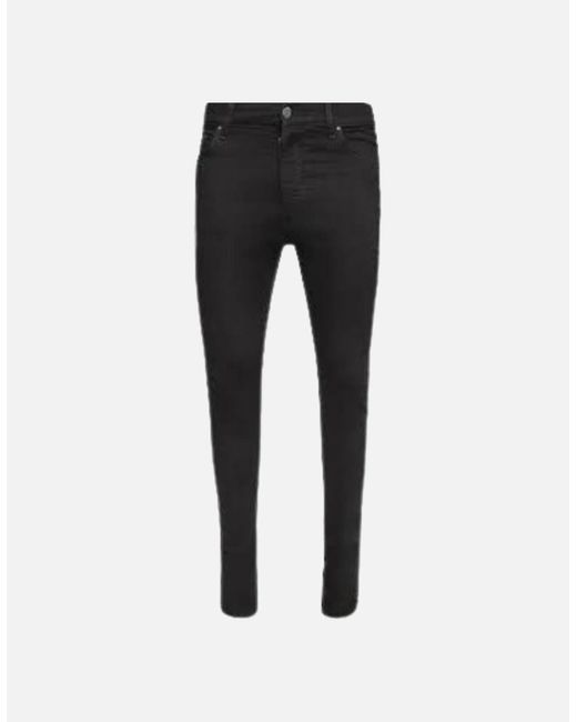 Amiri Black Slim Fit Ma Track Od Denim Jeans for men