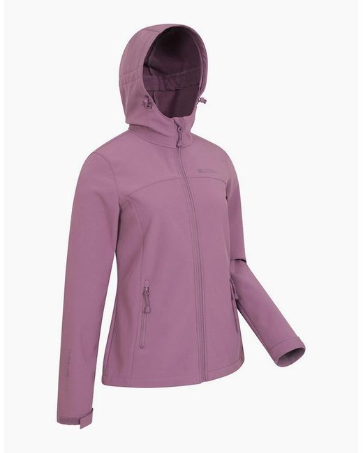 Mountain Warehouse Purple Ladies Exodus Breathable Soft Shell Jacket