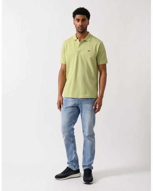 Lacoste Green Classic Fit L.12.12 Short Sleeve Polo Shirt for men