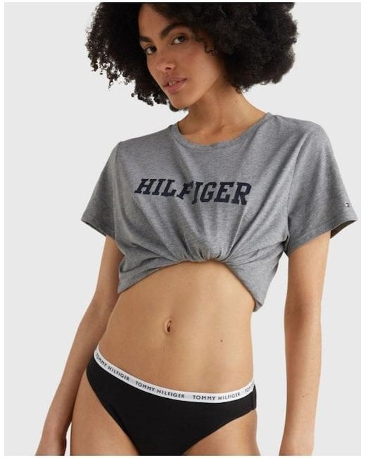 Tommy Hilfiger Black 3-Pack Logo Waistband Bikini Briefs