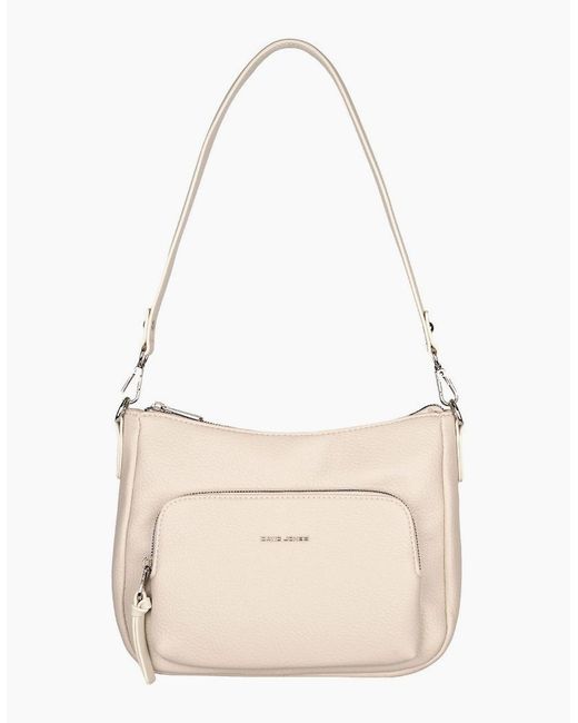 David Jones White Bordeaux Shoulder Bag