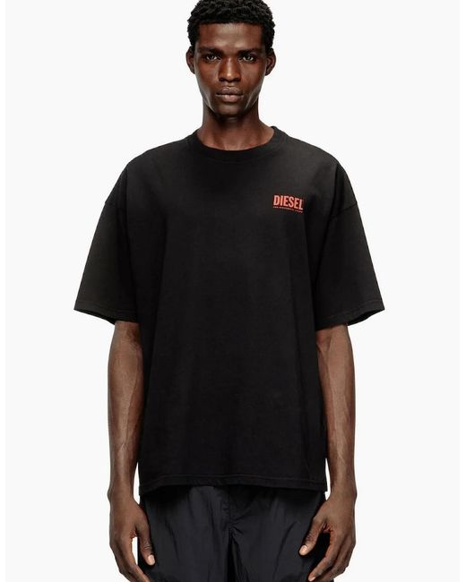 DIESEL Black T-Boxt Bisk T-Shirt for men