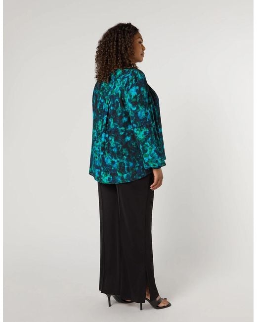 Live Unlimited London Blue Jersey Seam Detail Trouser