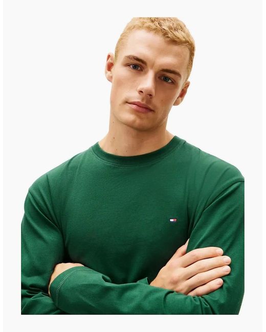 Tommy Hilfiger Green Tartan Flannel Pyjama Set, Orion for men