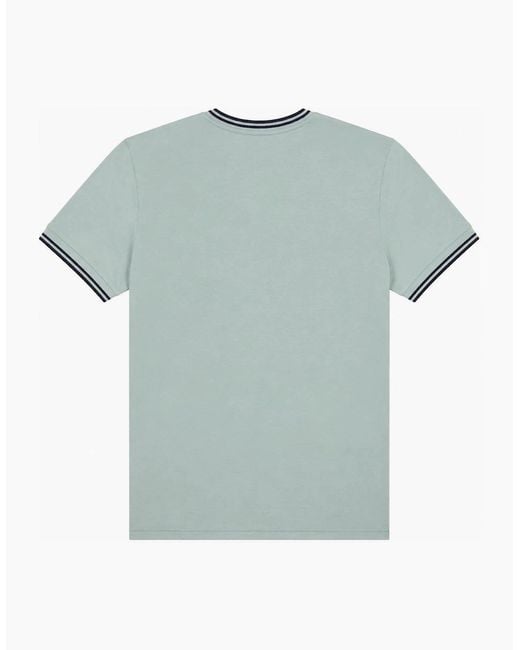 Fred Perry Blue Twin Tipped T-Shirt/Dark Airforce/Dark Airforce for men
