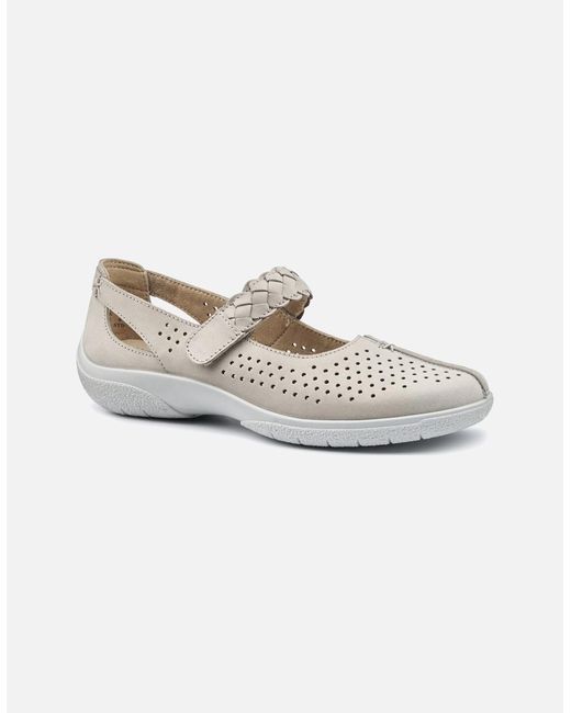 Hotter White Quake Ii Extra Wide Mary Jane Shoes