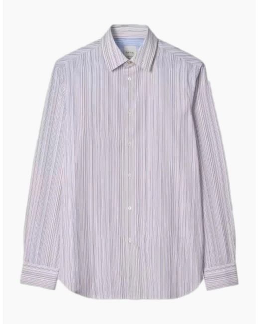 Paul Smith Purple Regular Fit Shirt 01 for men