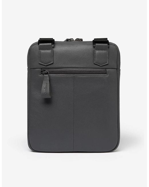 Oliver Sweeney Black Calf Leather Cross Body Bag for men