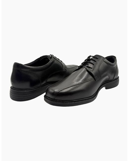 Rockport Black Corbin Tramline Shoes for men