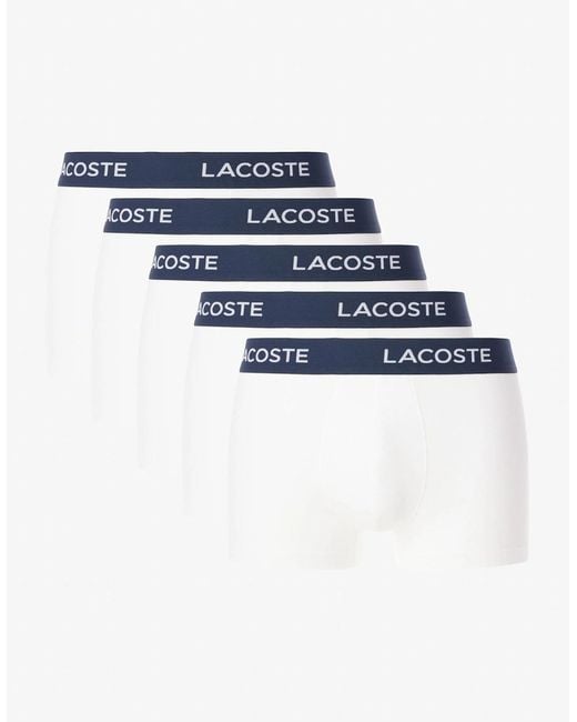 Lacoste Blue 5-Pack Trunks for men