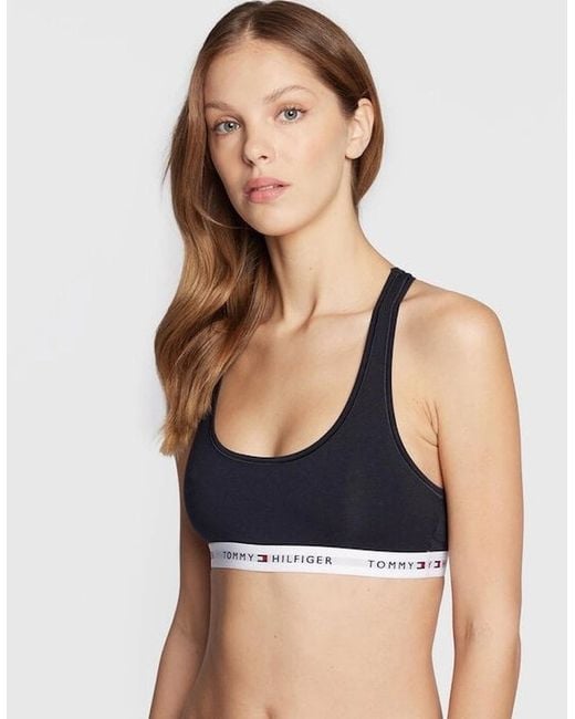 Tommy Hilfiger Blue Tommy Icons Unlined Bralette