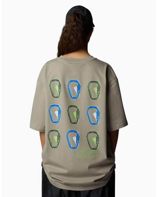 The North Face Multicolor T Shirts Nse Oversized Crew Neck Short Sleeve Cotton for men