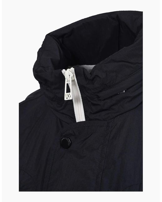 ARMANI EXCHANGE Blue Woven Jacket Deep for men