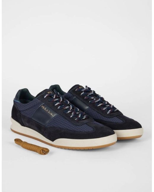 Paul Smith Blue Ps Dover Trainers 49A Dark for men