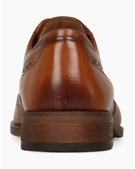 Clarks Brown Craftremi Tip Brogues for men