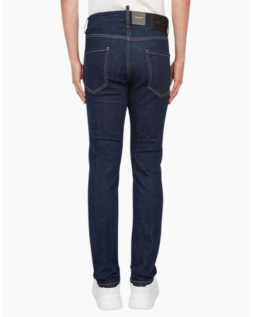 DSquared² Blue Dark Rinse Wash Cool Guy Jeans for men