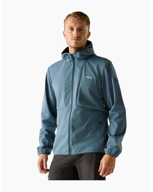 Regatta Blue Tredmoor Soft Shell Jacket for men