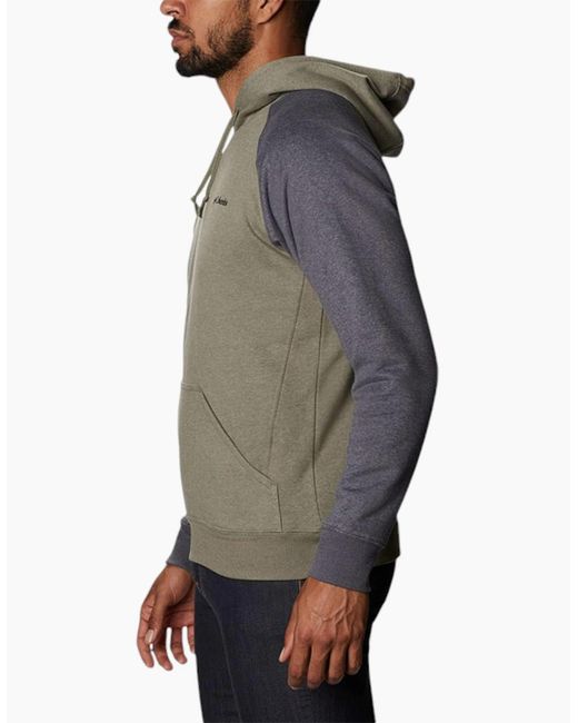 Columbia Gray Hart Mountain Ii Hoodies Regular Cotton Pullover Hooded Jumpers for men