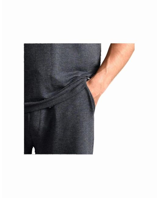 Ted Baker Blue Luxe Modal Lounge Jogging Shorts, Heather for men