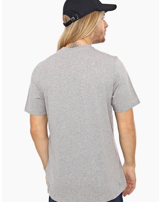 Adidas Gray Originals Crew Neck T-Shirt for men