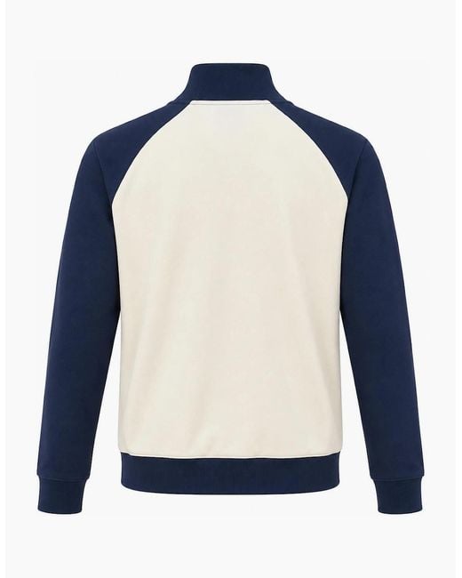 Ellesse Blue Caldona Track Top Jacket Ecru for men