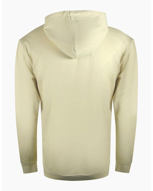 Roberto Cavalli White Cavalli Class Cracked Sprayed Logo Hoodie for men