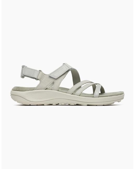 Merrell Metallic Harbor Backstrap Leather Light Sandals