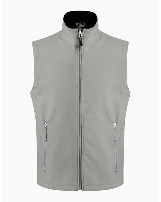 Regatta Gray Professional Softshell 2 Layer Body Warmer for men