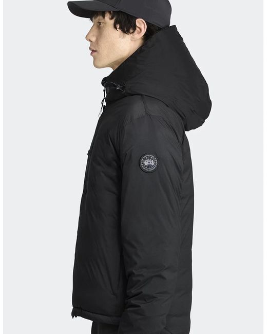 Canada Goose Black Lodge Hooded Jacket Disc for men