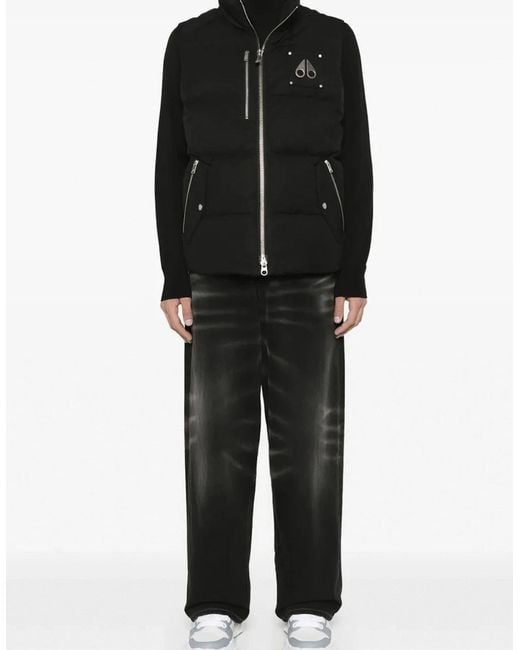 Moose Knuckles Black Westmount Gilet for men