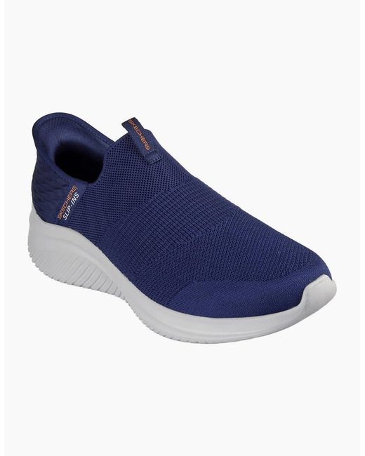 Skechers Blue Ultra Flex 3.0 Smooth Step 232450-Nvy Slip On Shoes for men