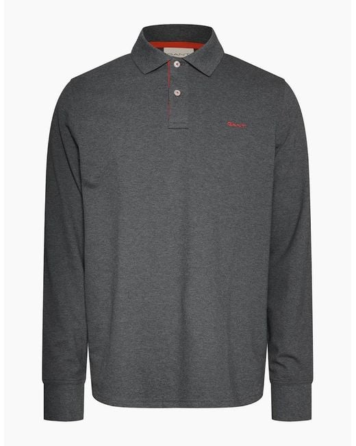 Gant Gray Contrast Pique for men
