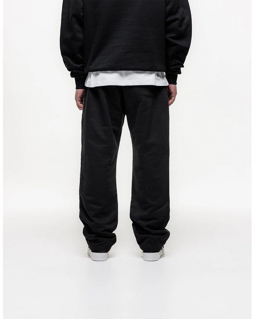 Magrit Black Core Puff Printed Joggers for men