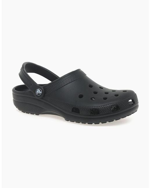 CROCSTM Black Classic Slip On Mules for men