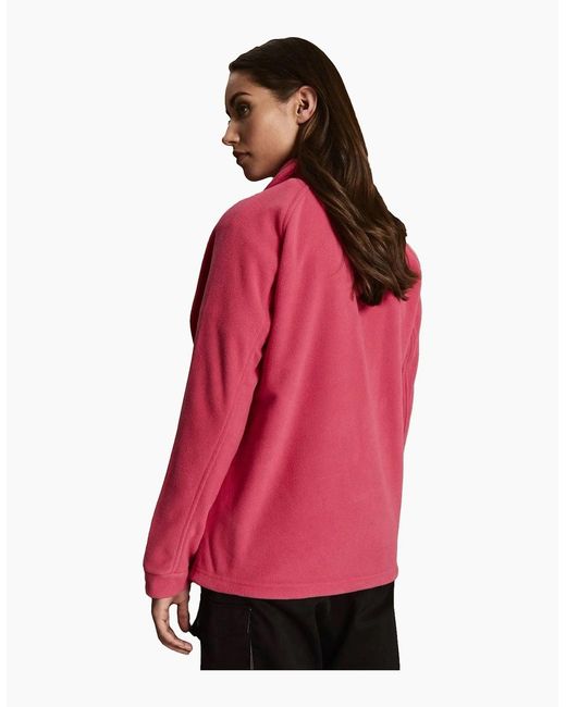 Regatta Pink Ladies Thor Iii Anti-Pill Fleece Jacket