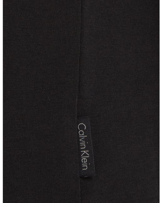 Calvin Klein Black 2-Pack Modern Cotton Lounge T-Shirts for men