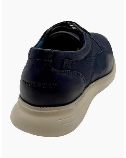 Rockport Blue Total Motion Plain Toe Walking Shoes for men