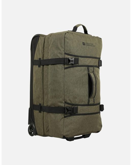 Mountain Warehouse Green Wander 100L 2 Wheeled Suitcase