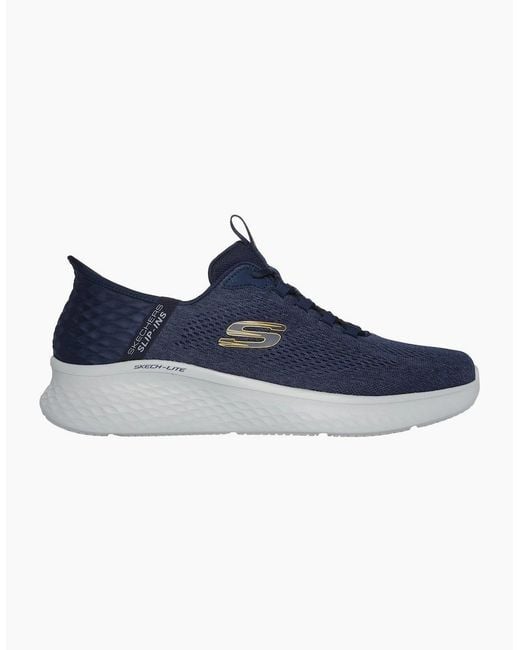 Skechers Blue Skech-Lite Pro Primebase 232466-Nvyl/ Lace Up Shoes for men