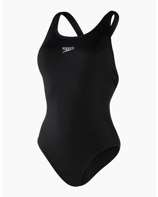 Speedo Black Ladies Eco Endurance+ Costume One Piece Swimsuit